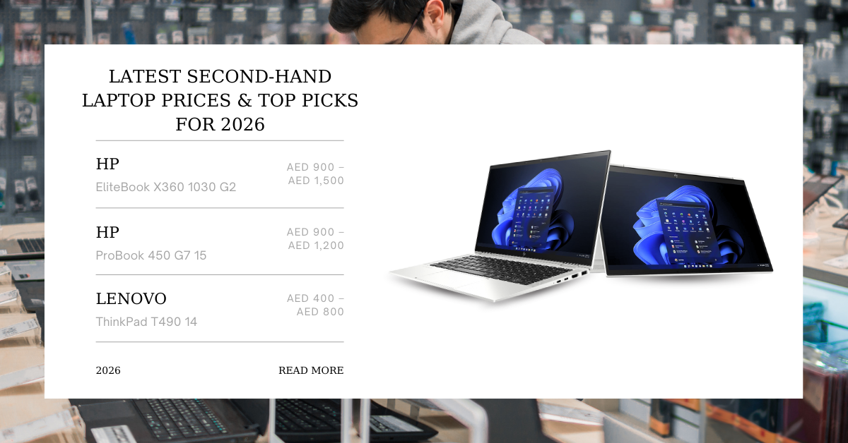 Information about latest second hand laptop prices and top selections for the year 2026