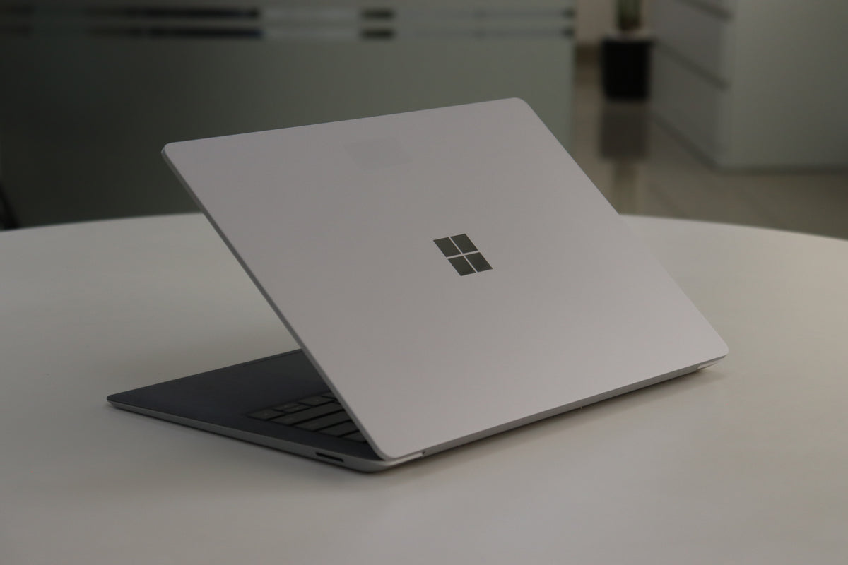 MICROSOFT SURFACE LAPTOP 3 SN:76451 rear right angle
