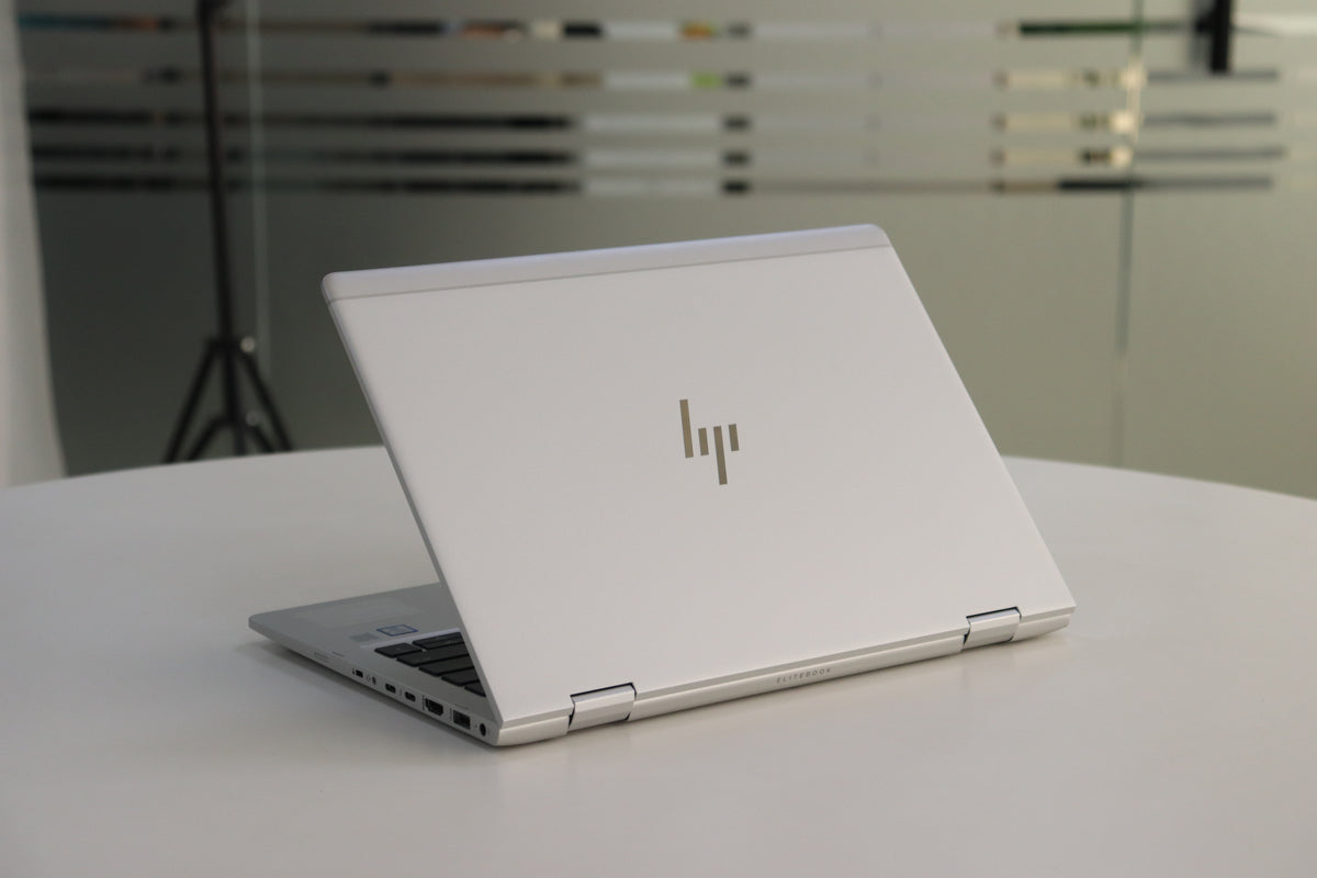 HP ELITEBOOK X360 830 G6 SN:95734 rear right angle