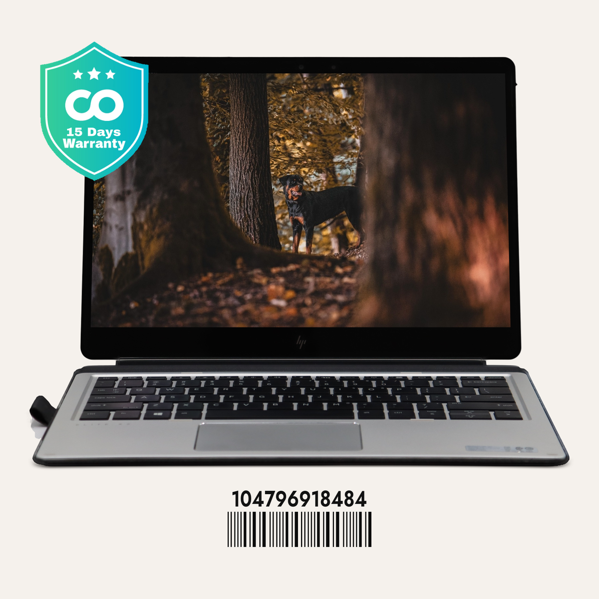 HP ELITE X2 1012 G2 SN: 18484 front view