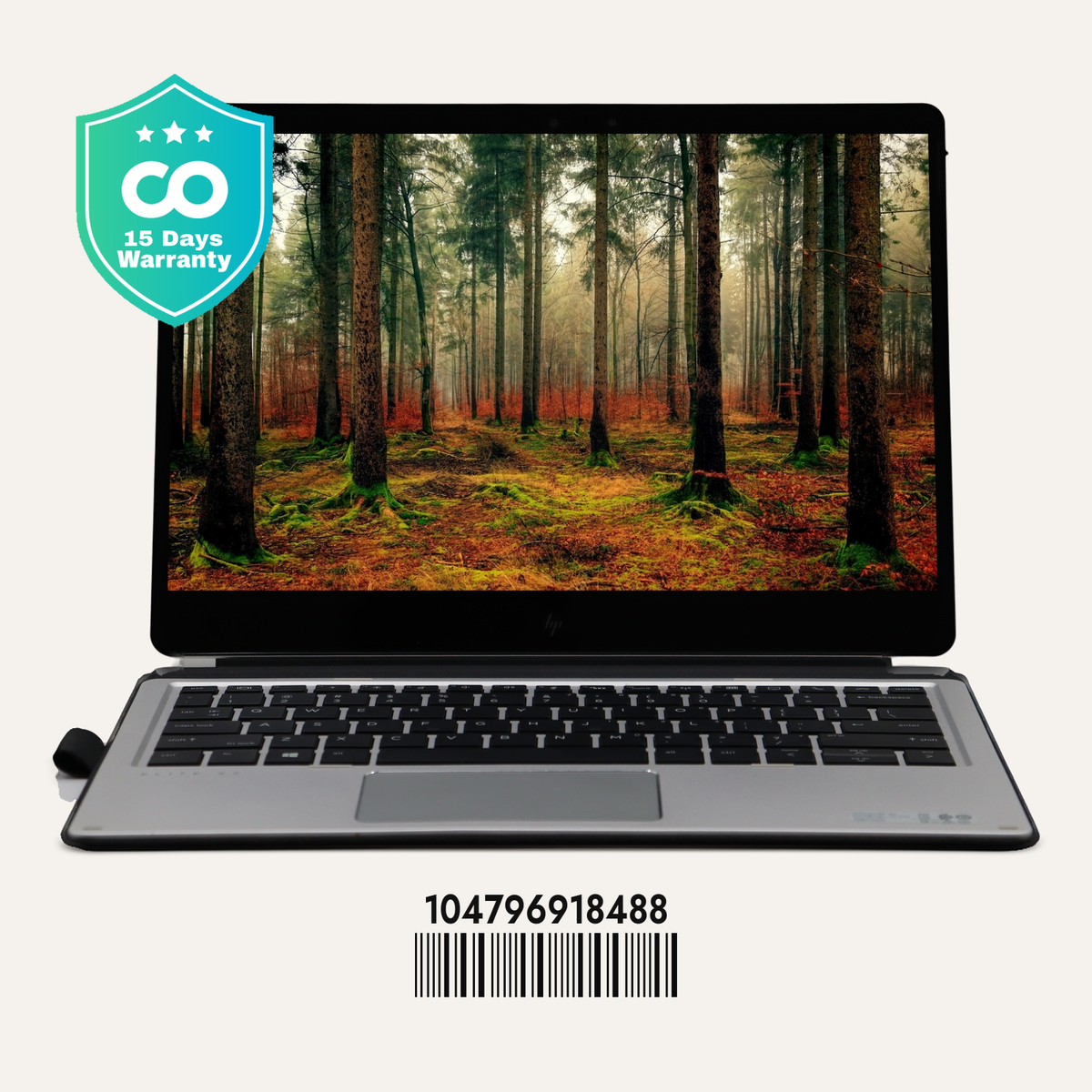 HP ELITE X2 1012 G2 SN: 18488 front view