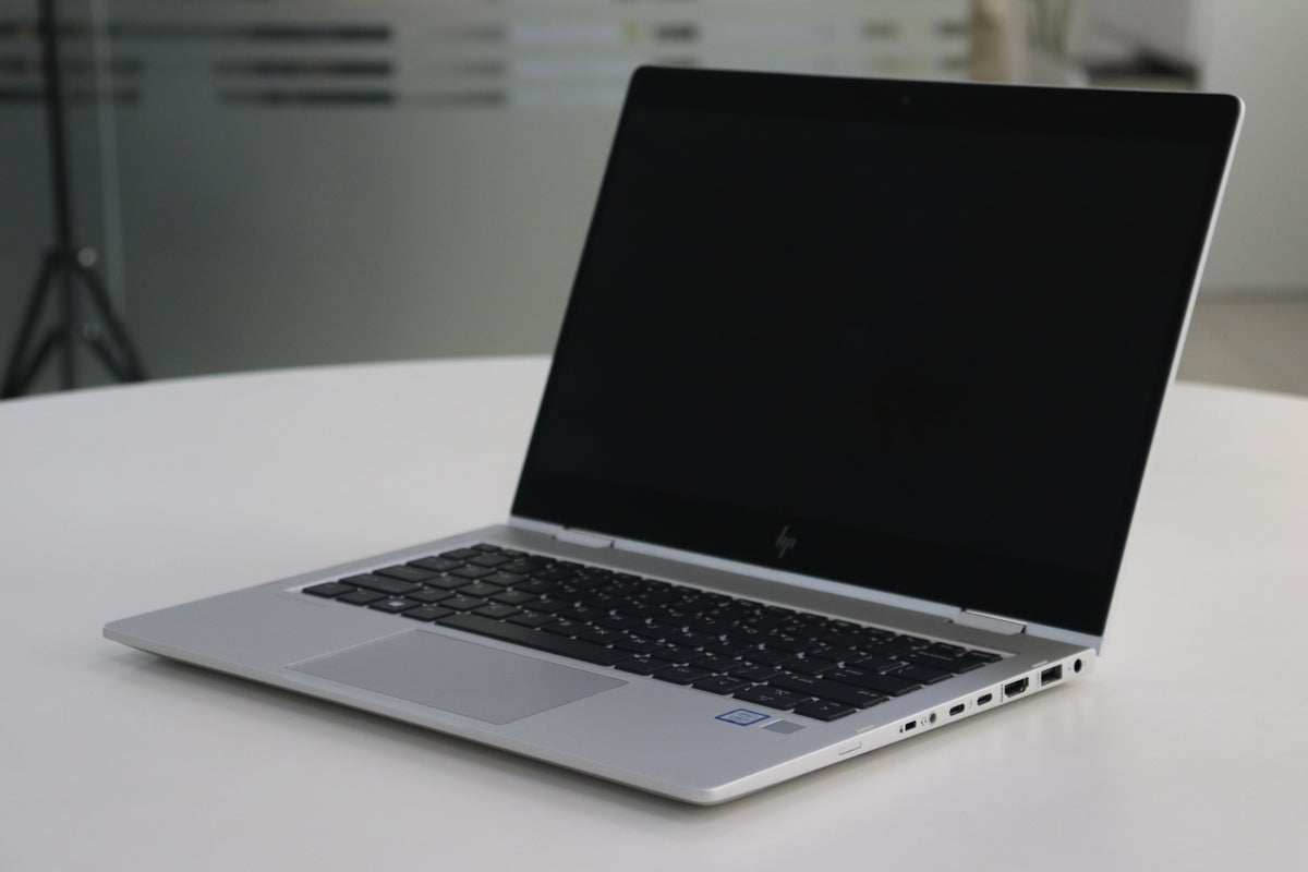 HP ELITEBOOK X360 830 G6 SN:21475 right front angle