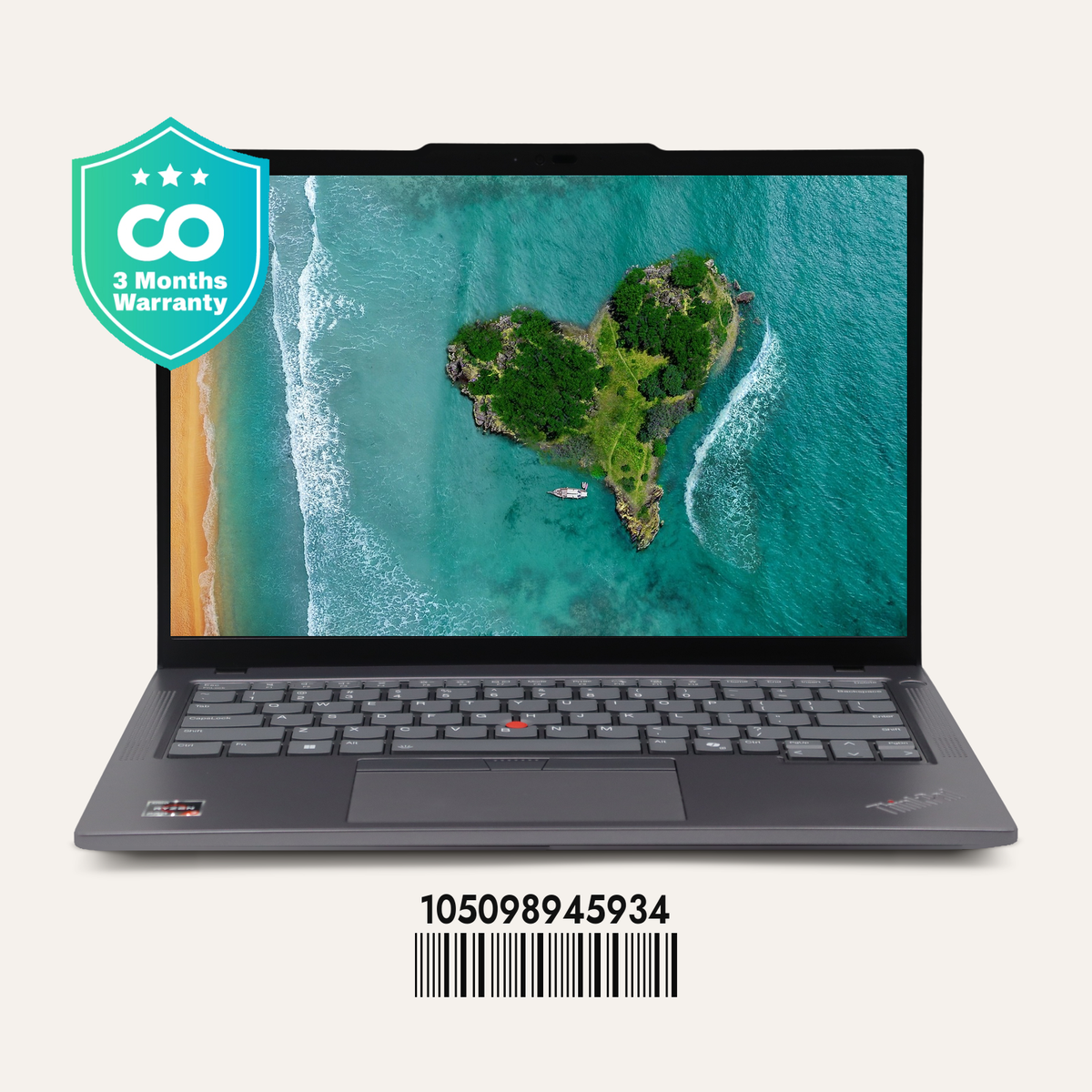 LENOVO THINKPAD T14 GEN 5 SN: 45934 front view