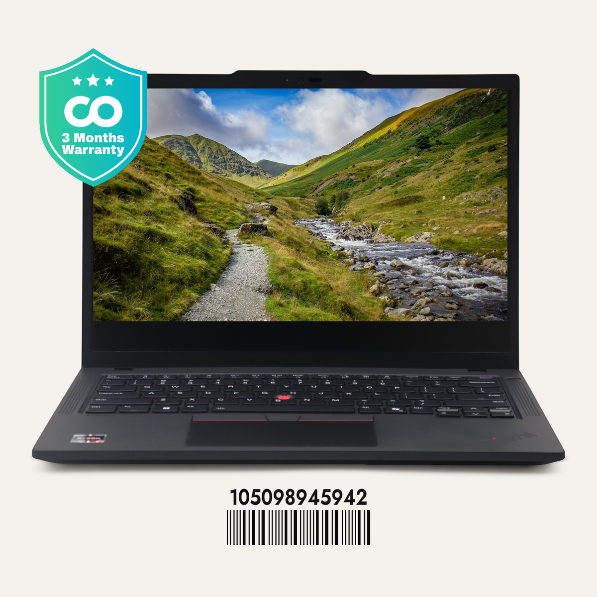 LENOVO THINKPAD T14 GEN 5 SN: 45942 front view