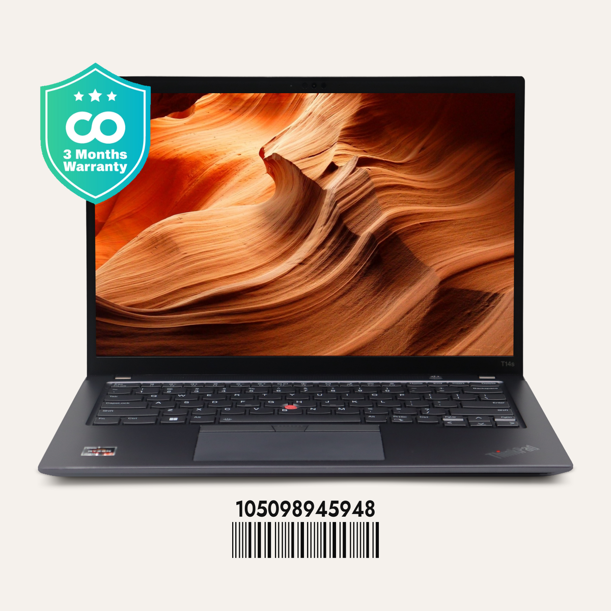 LENOVO THINKPAD T14S GEN 4 SN: 45948 front view