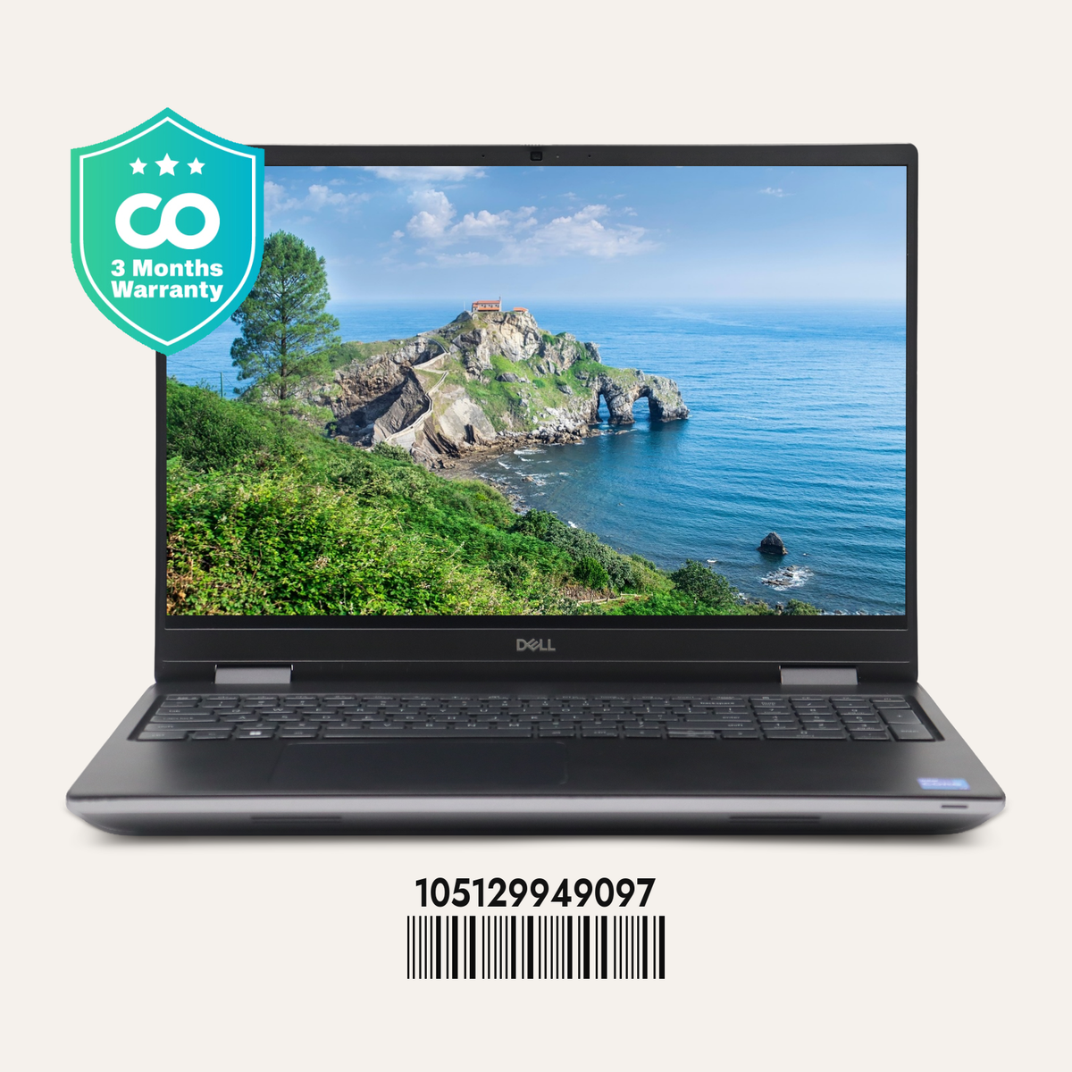DELL PRECISION 7670 SN: 49097 front view