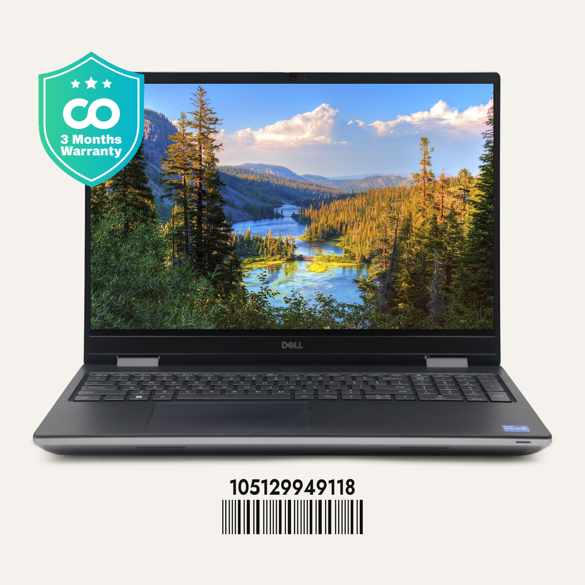 DELL PRECISION 7670 SN: 49118 front view
