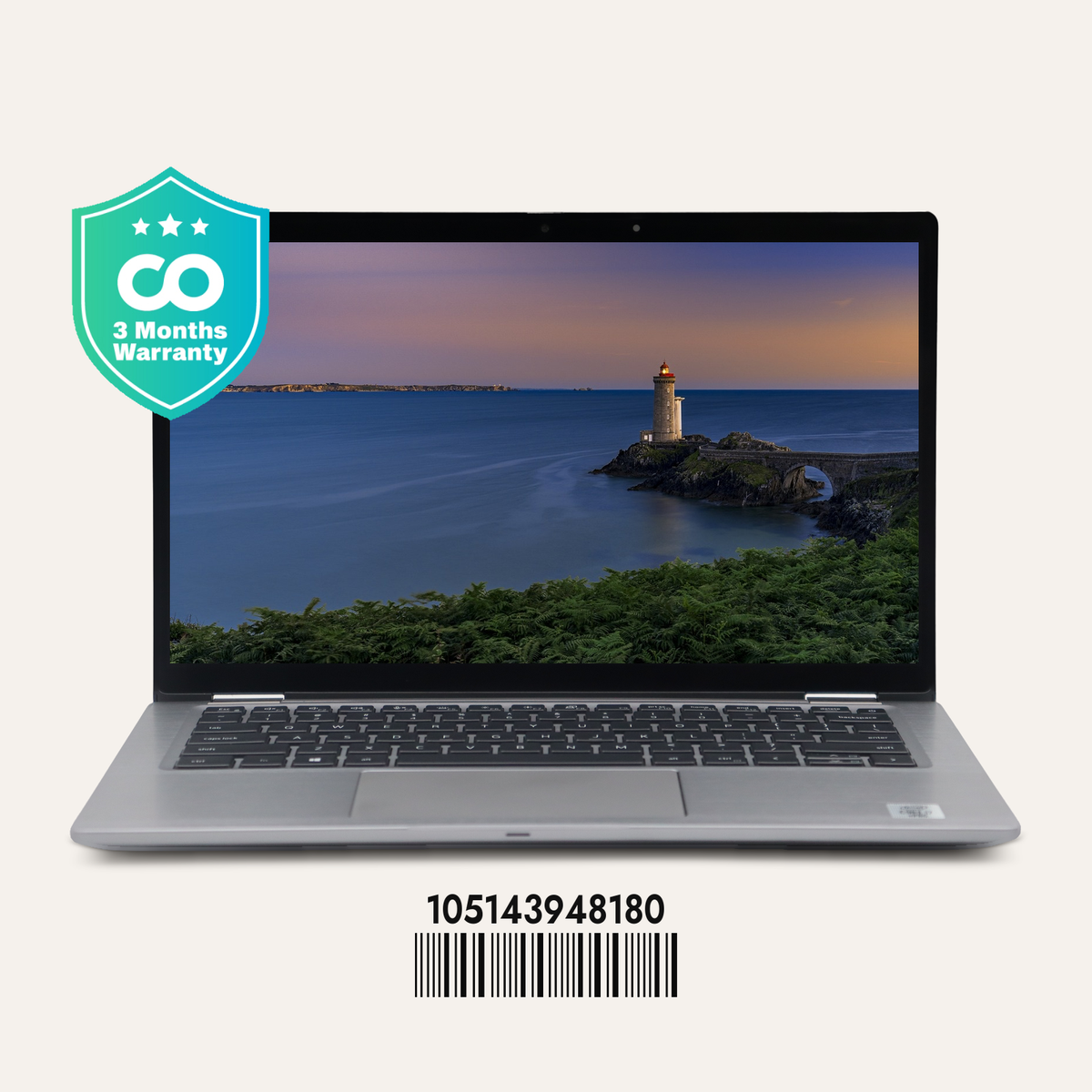 DELL LATITUDE 7410 2-in-1 SN: 48180 front view