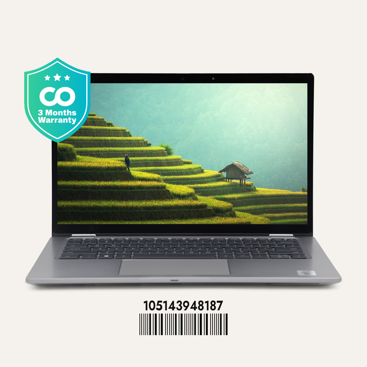 DELL LATITUDE 7410 2-in-1 SN: 48187 front view