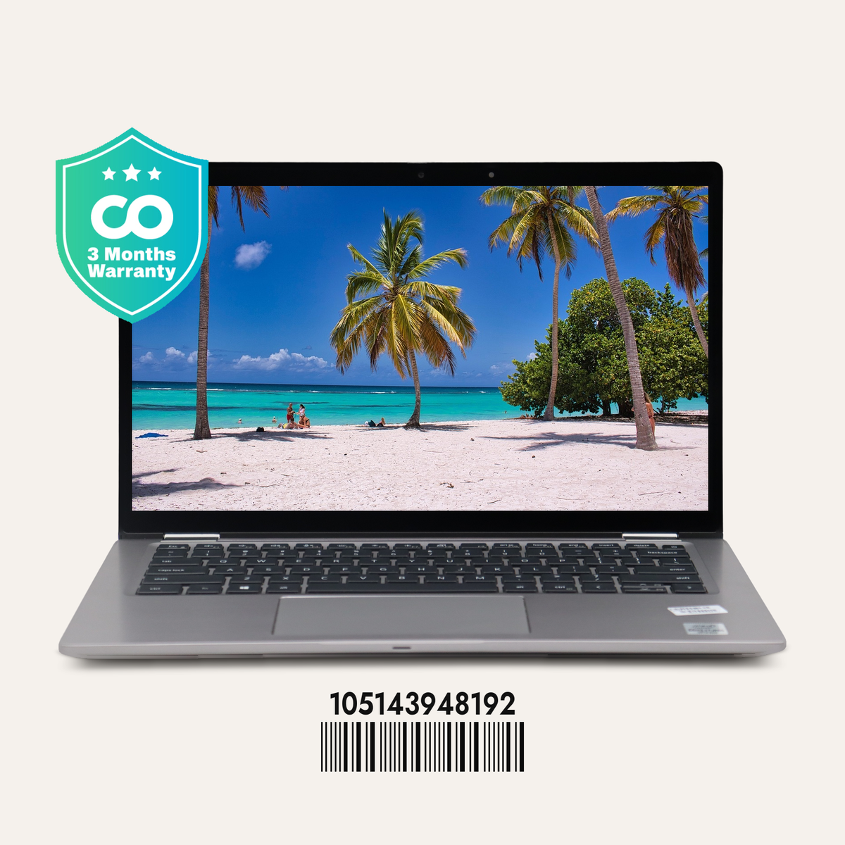 DELL LATITUDE 7410 SN: 48192 front view