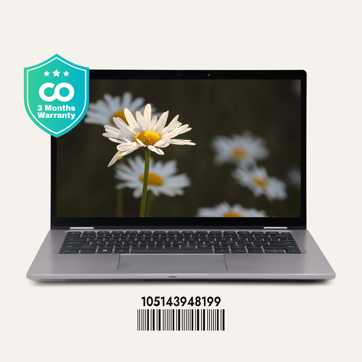 DELL LATITUDE 7410 SN: 48199 front view