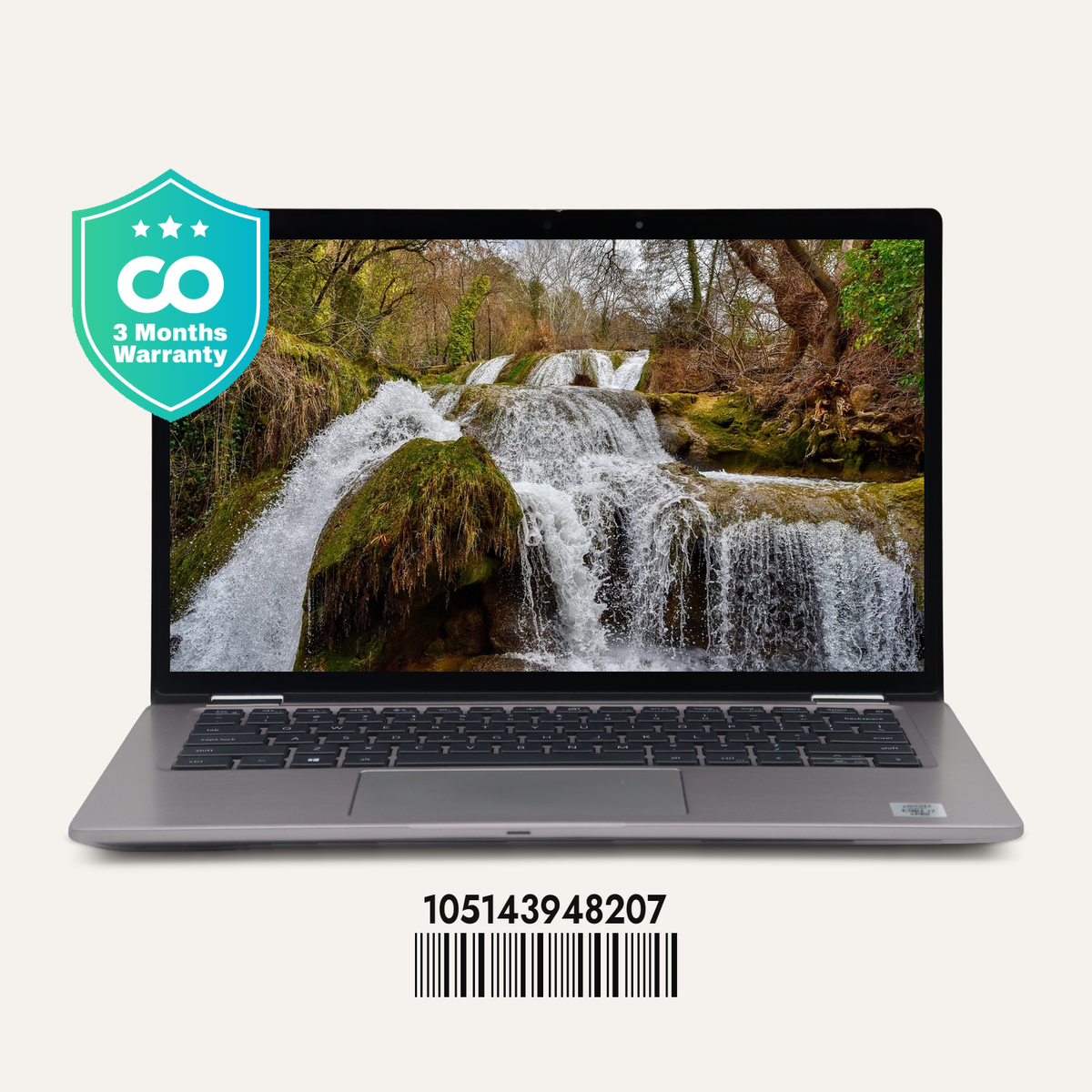 DELL LATITUDE 7410 2-in-1 SN: 48207 front view