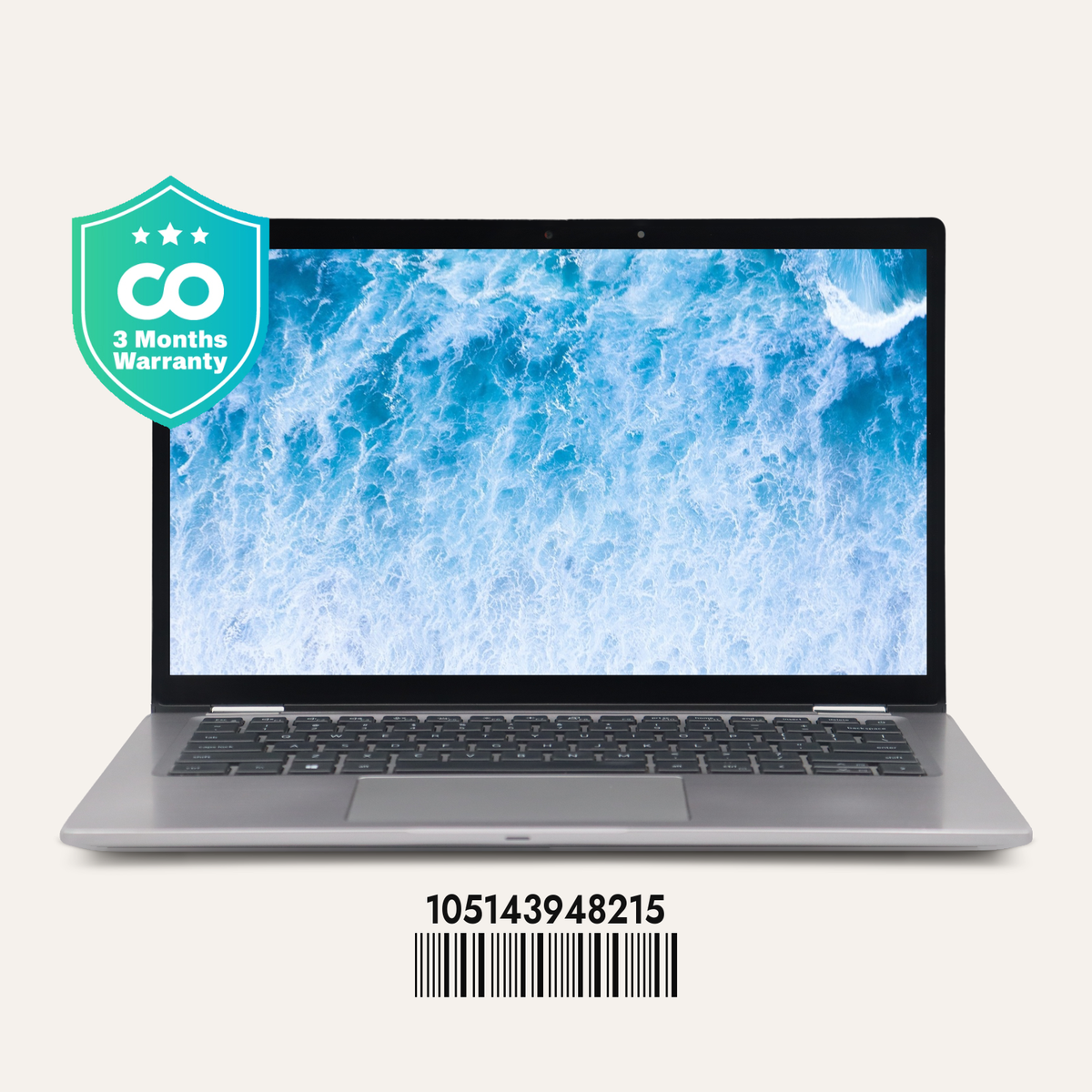 DELL LATITUDE 7410 SN: 48215 front view