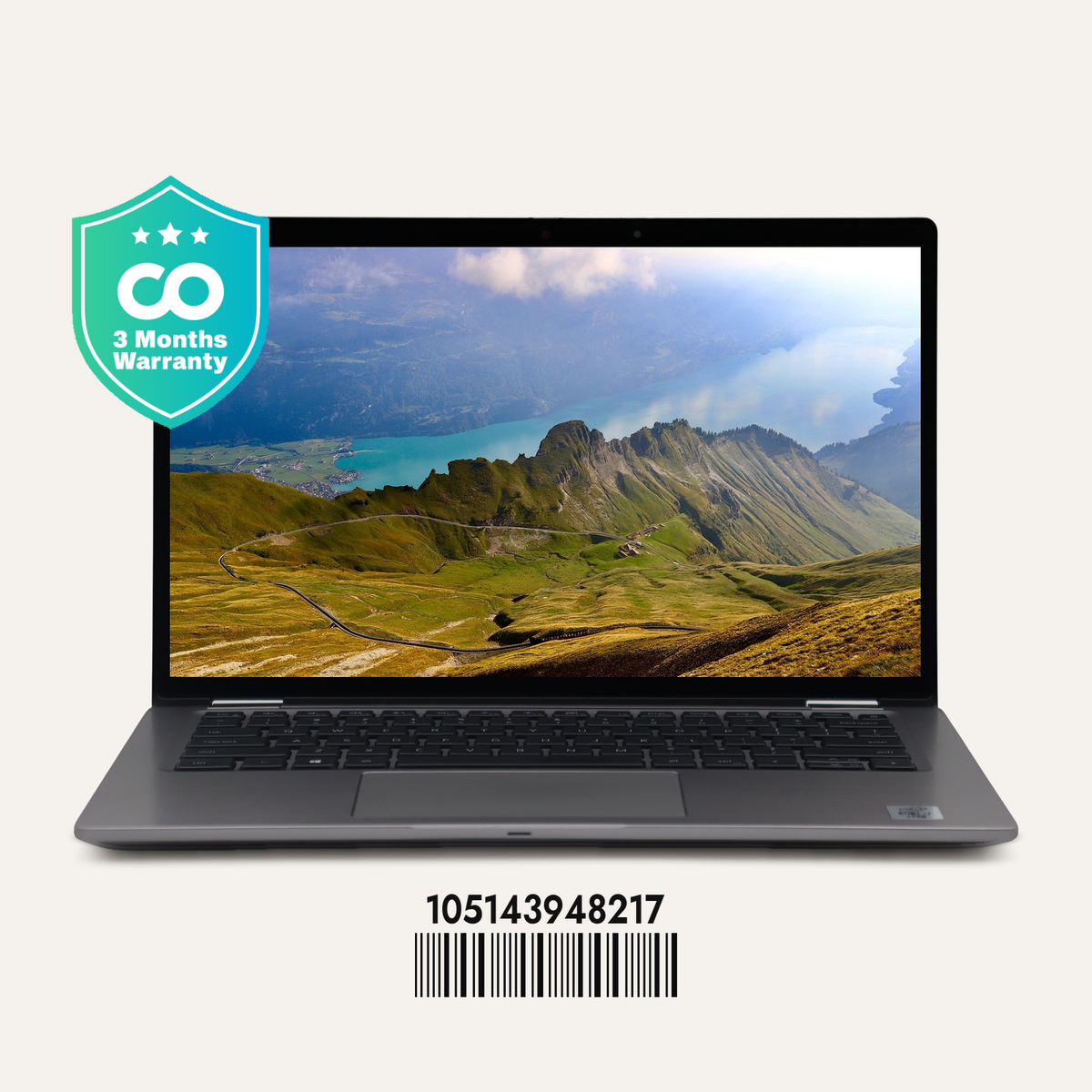 DELL LATITUDE 7410 2-in-1 SN: 48217 front view