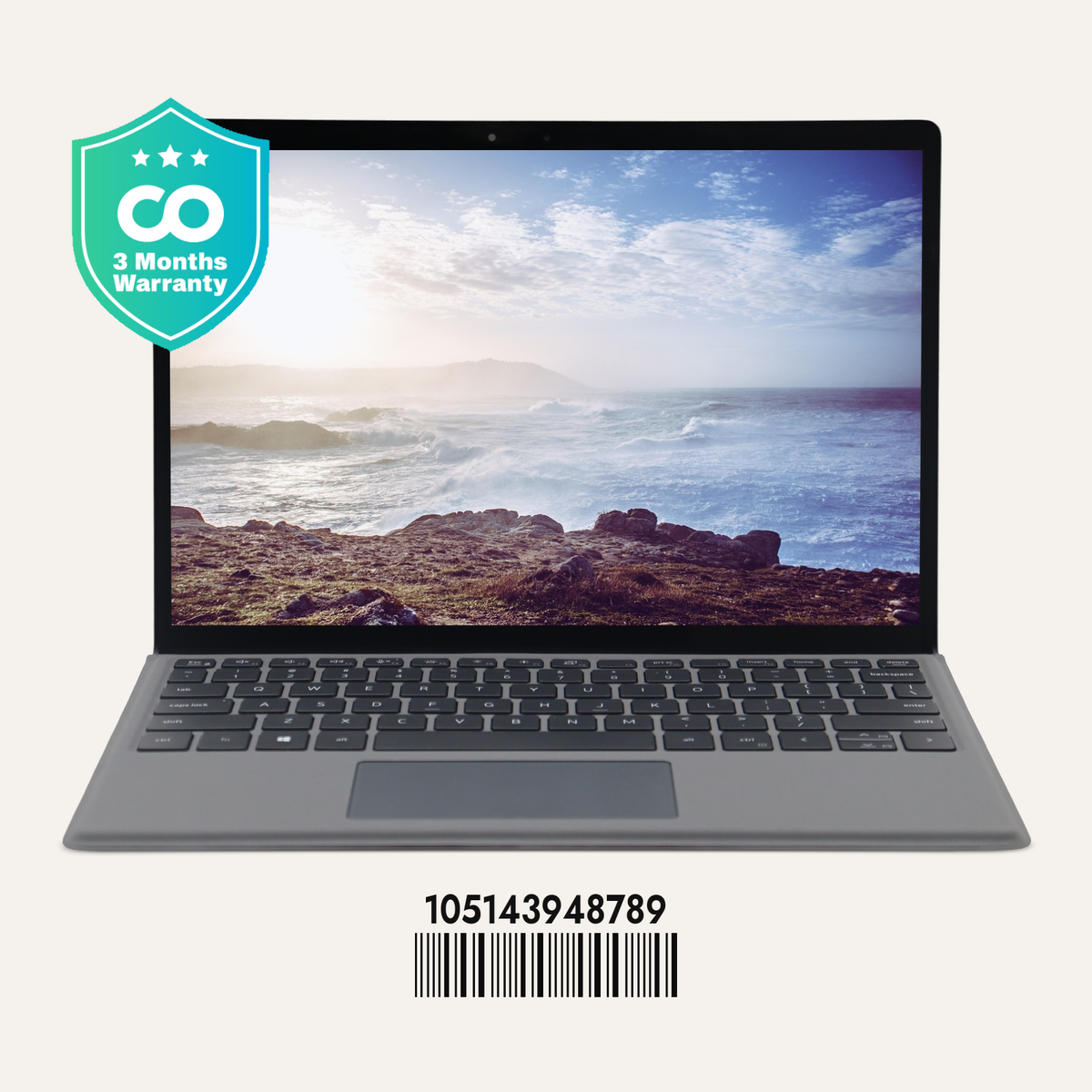 DELL LATITUDE 7320 DETACHABLE SN: 48789 front view