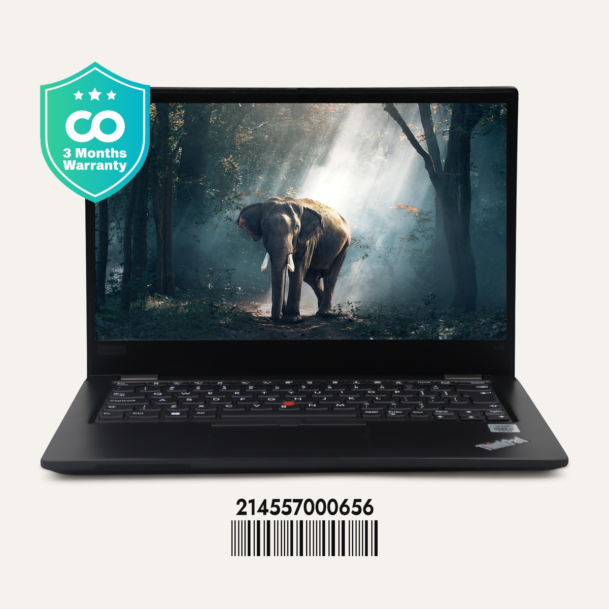 LENOVO THINKPAD L13 GEN 1 SN: 00656 front view