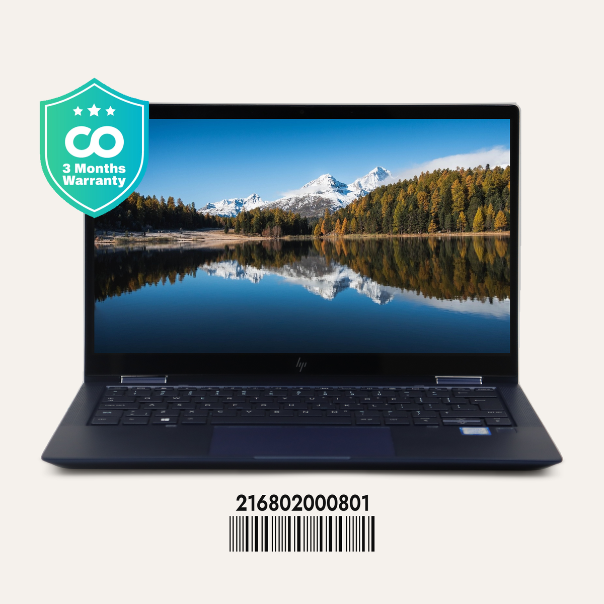 HP ELITE DRAGONFLY SN: 00801 front view