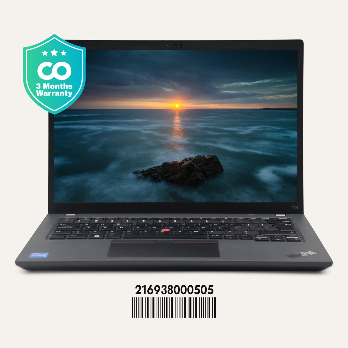 LENOVO THINKPAD T14 GEN 4 SN: 00505 front view