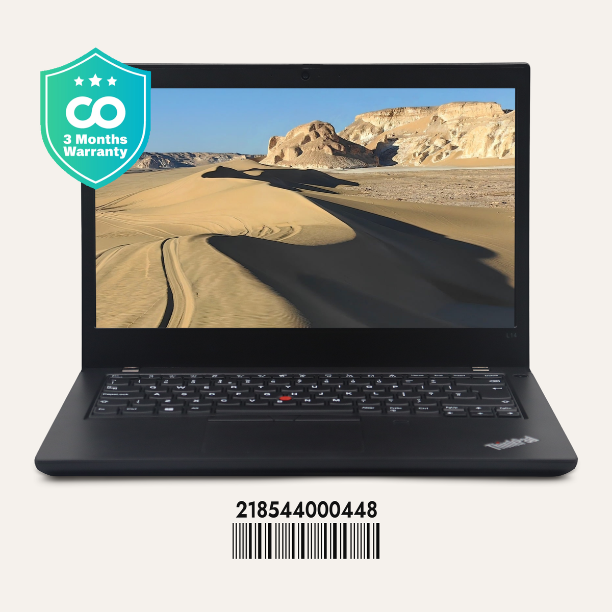 LENOVO THINKPAD L14 GEN 1 SN: 00448 front view
