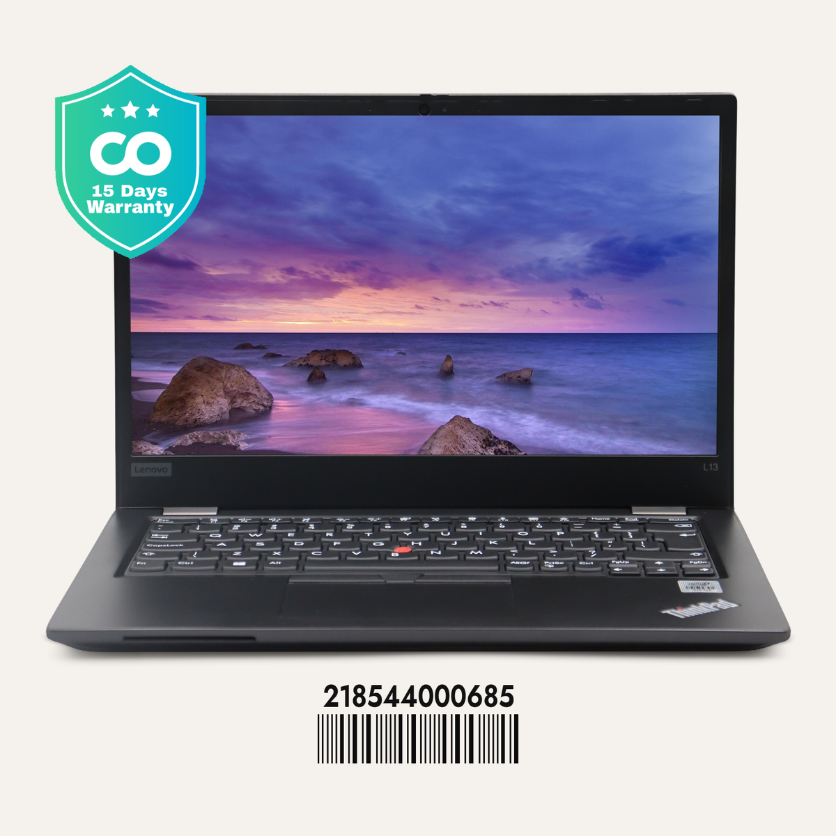 LENOVO THINKPAD L13 GEN 1 SN: 00685 front view