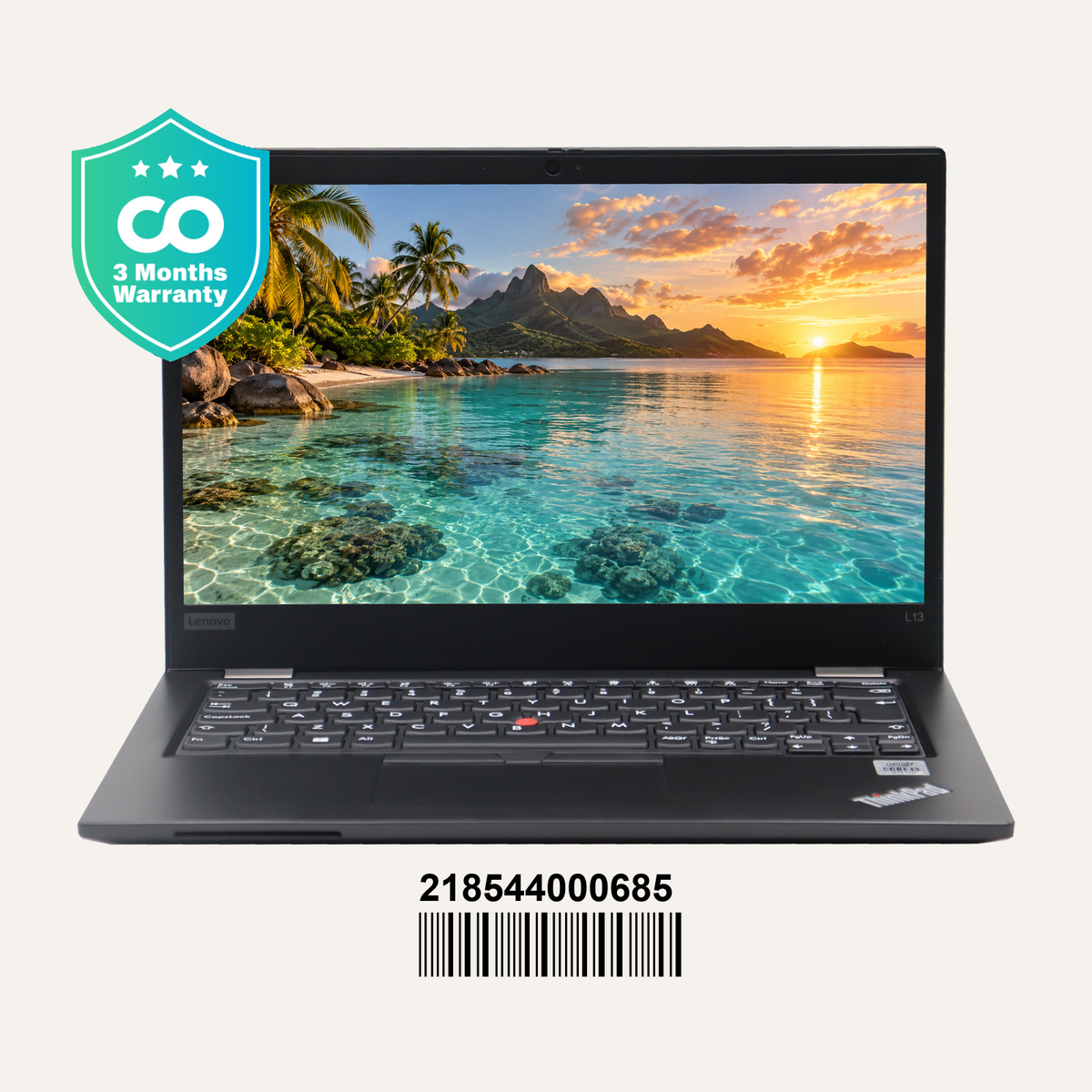 Lenovo ThinkPad L13 Gen 1 front view