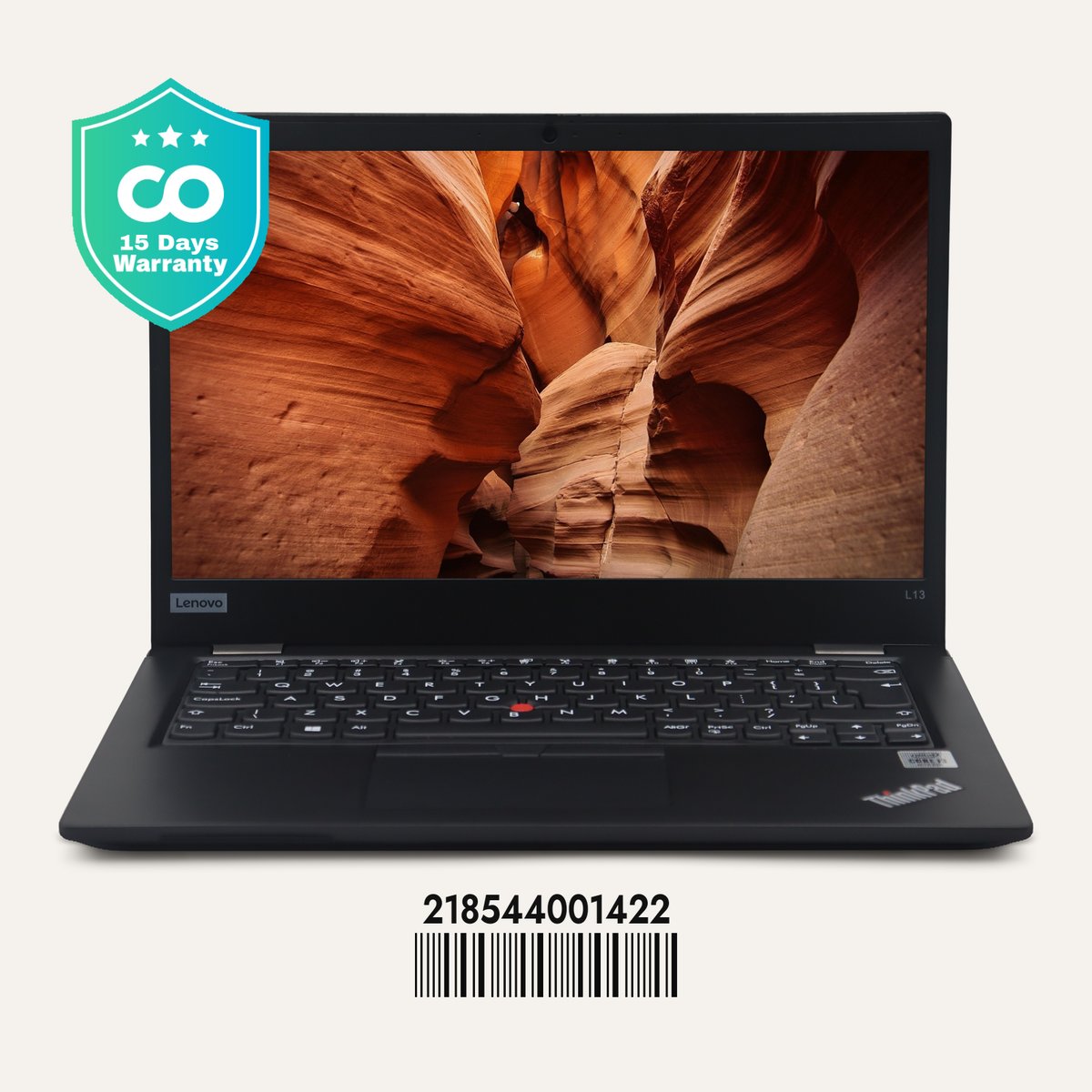 LENOVO THINKPAD L13 SN: 01422 front view