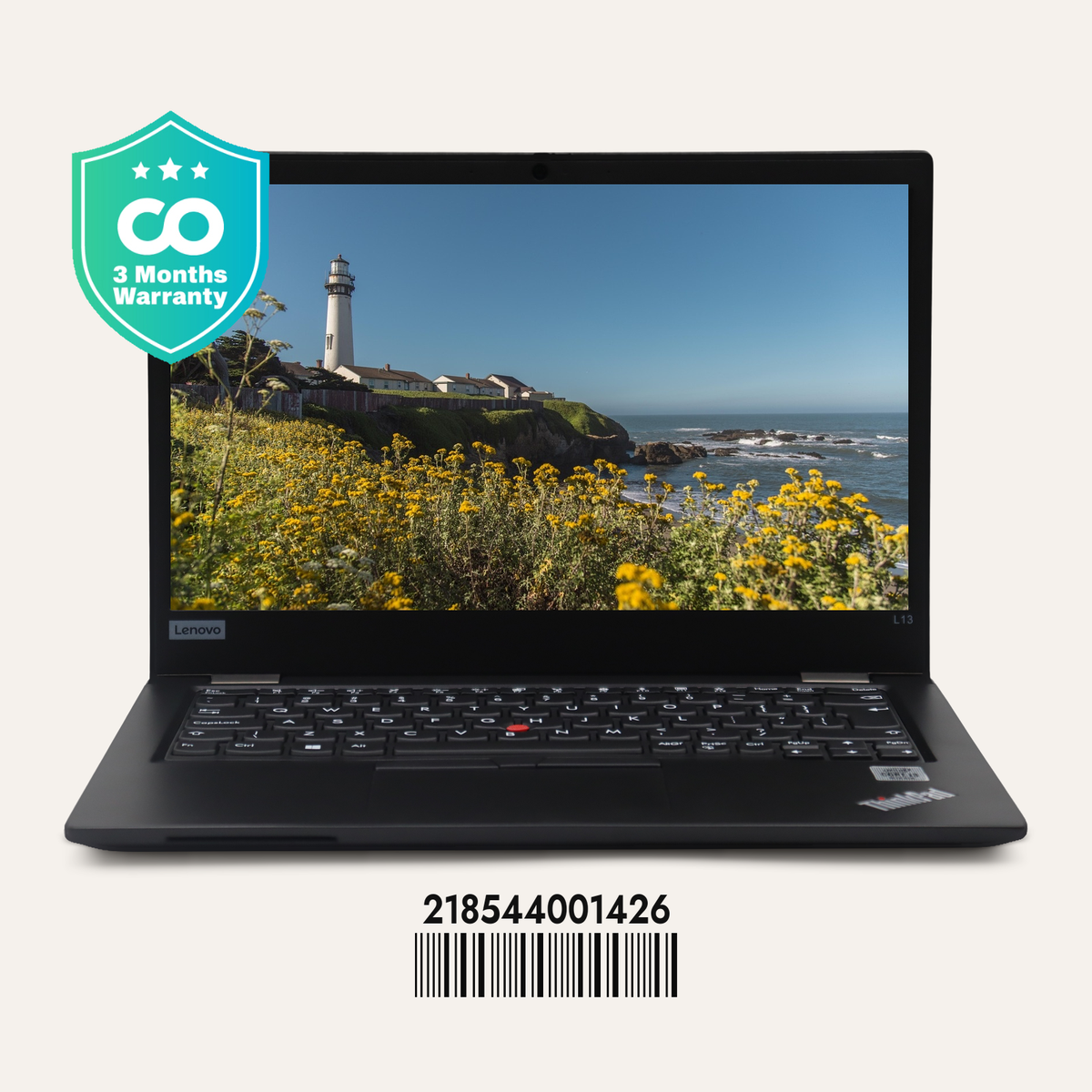 LENOVO THINKPAD L13 SN: 01426 front view