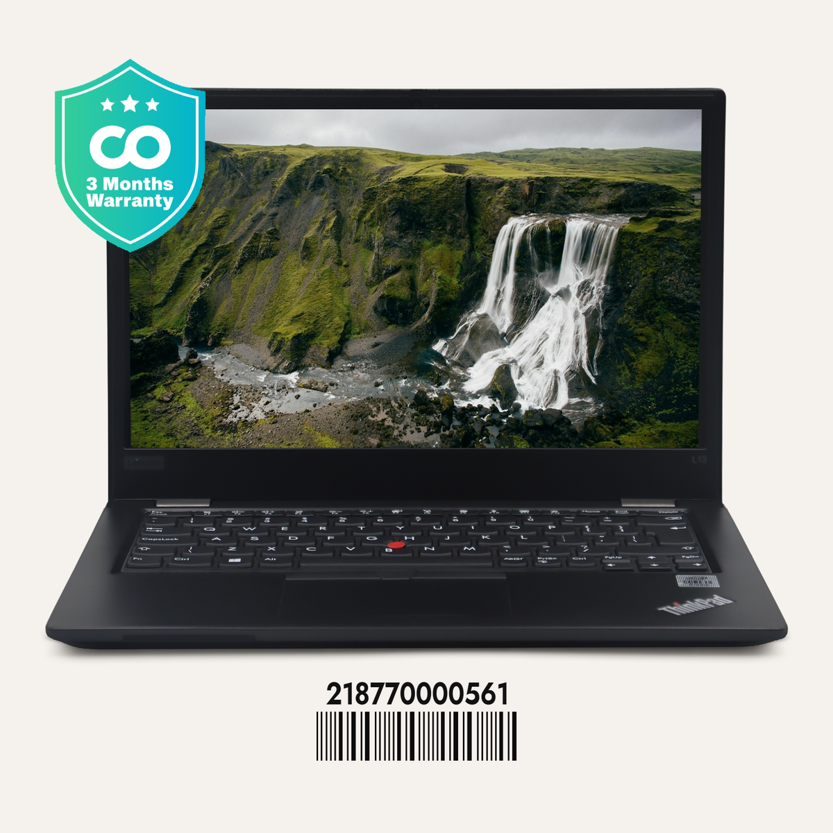 LENOVO THINKPAD L13 SN: 00561 front view