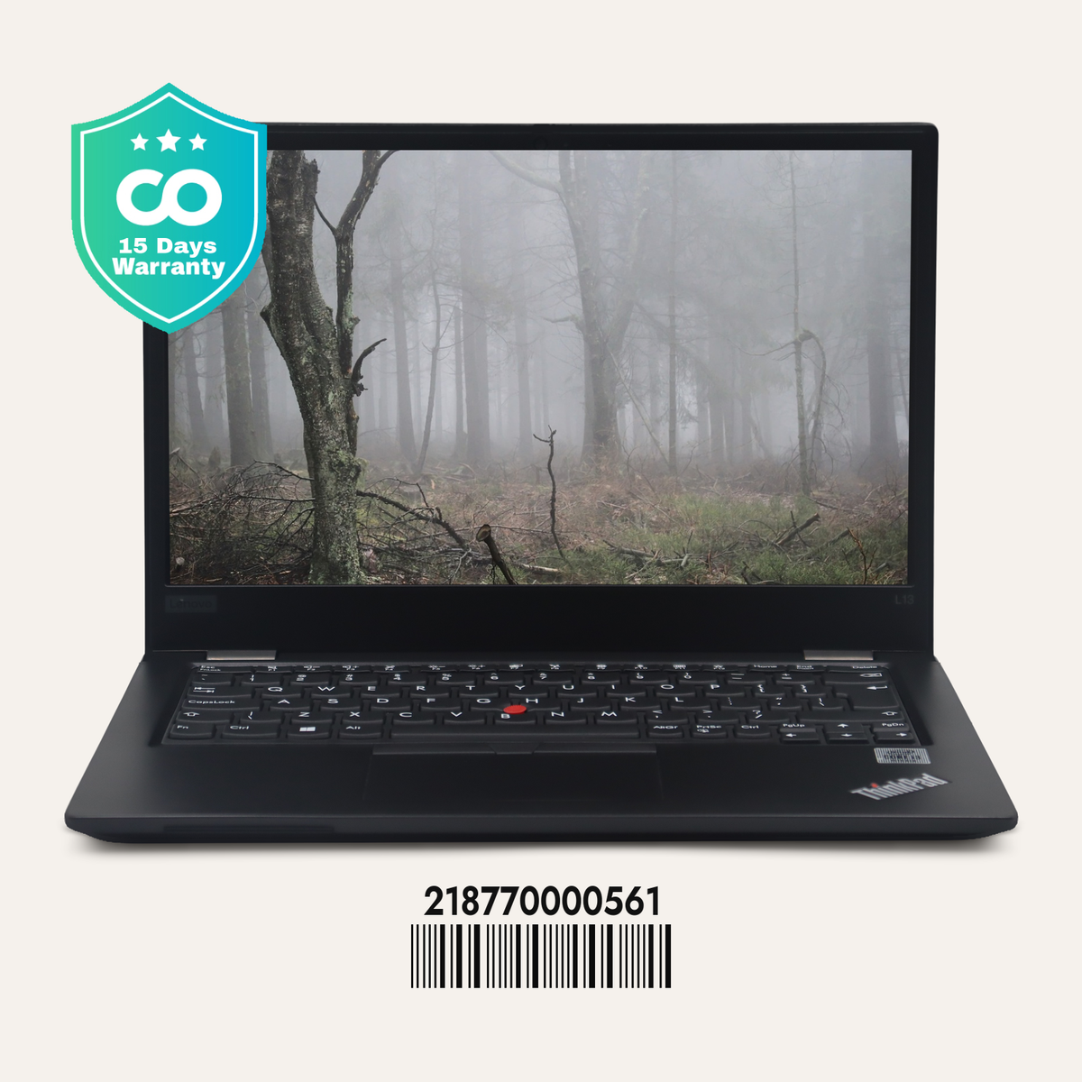 LENOVO THINKPAD L13 SN: 00561 front view