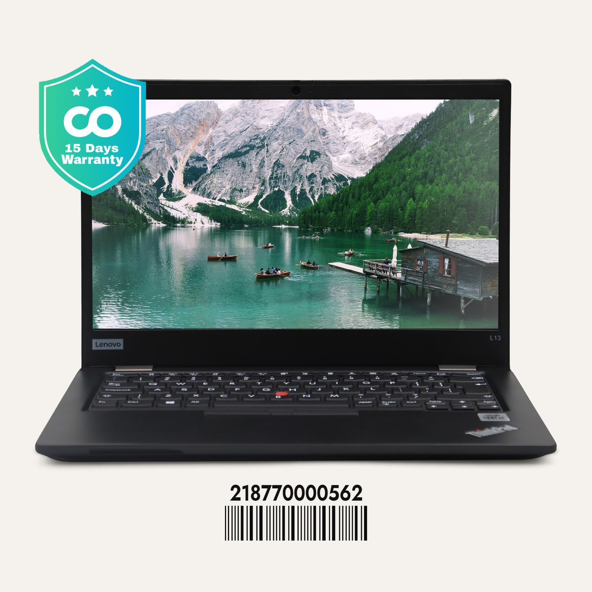 LENOVO THINKPAD L13 SN: 00562 front view