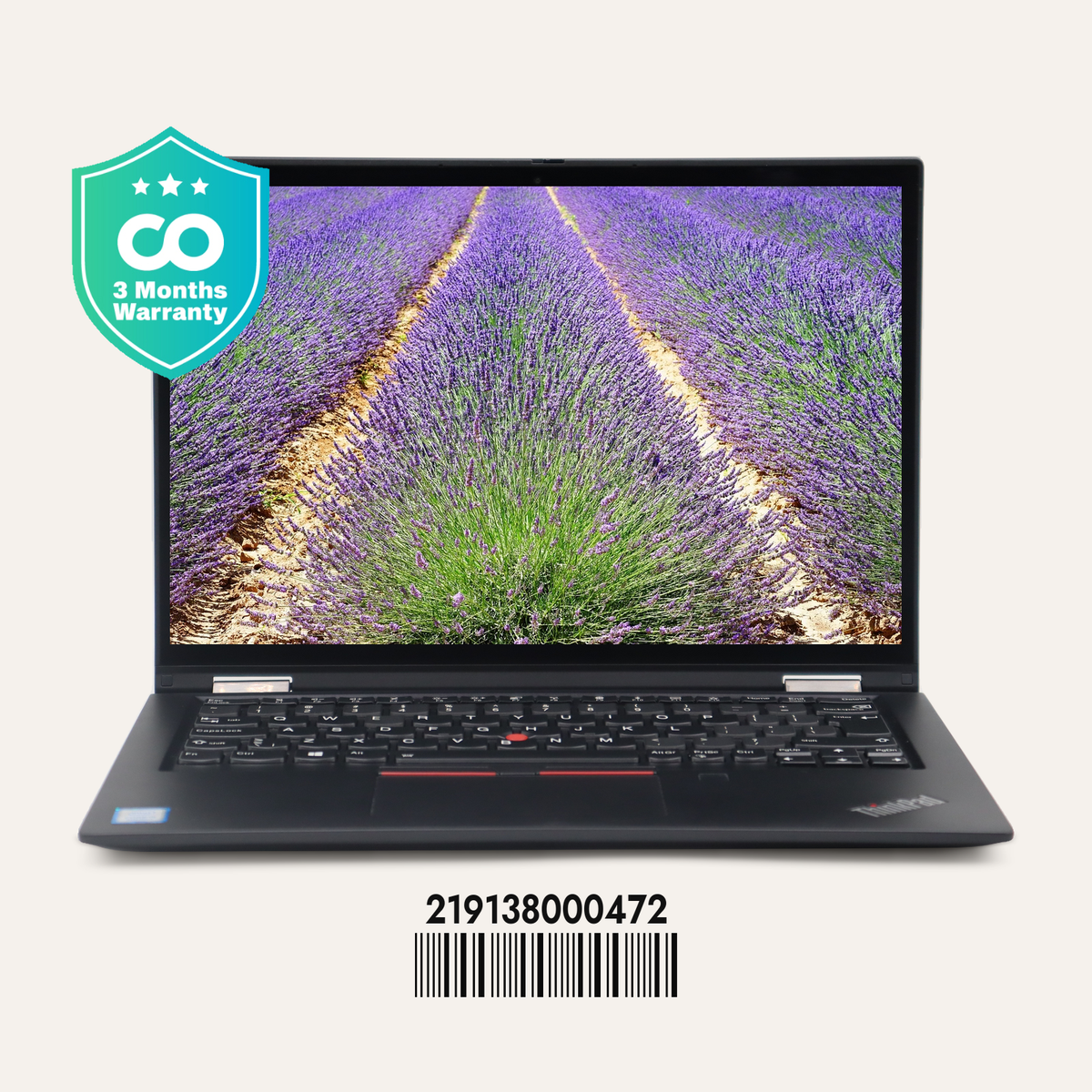 LENOVO THINKPAD X390 YOGA SN: 00472 front view