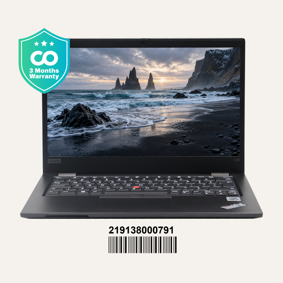 Lenovo ThinkPad L13 Gen 1 front view