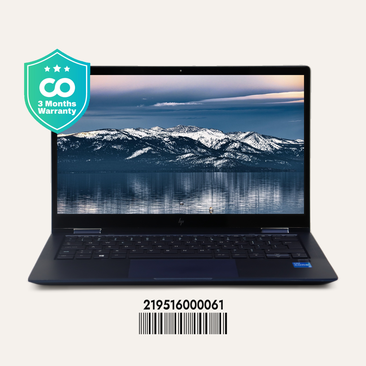 HP ELITE DRAGONFLY G2 Serial No.: 219516000061 front view