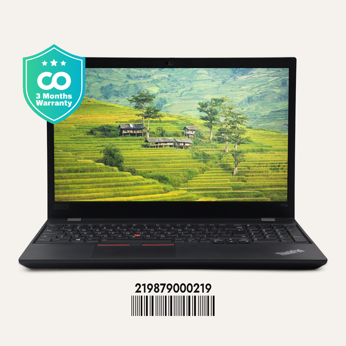 LENOVO THINKPAD P15S GEN 2 SN: 00219 front view