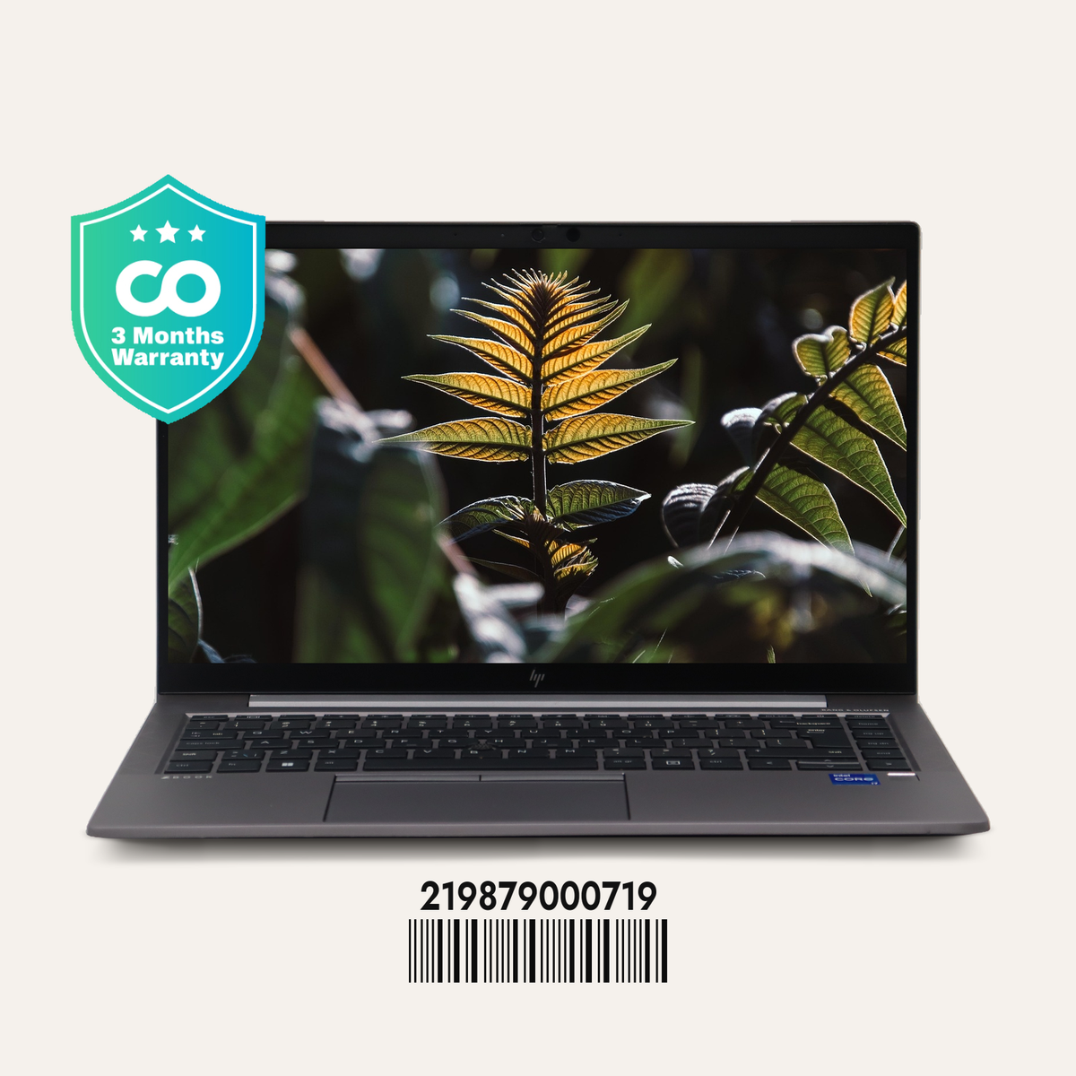 HP ZBOOK FIREFLY 14 G8 Serial No.: 219879000719 front view