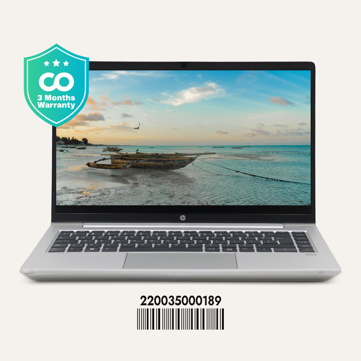 HP PROBOOK 445 G10 SN: 00189 front view