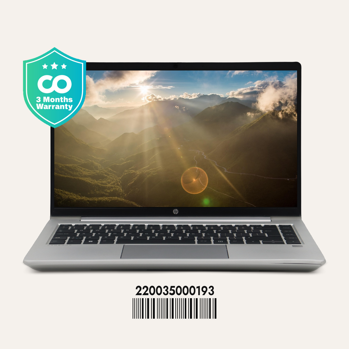HP PROBOOK 445 G10 SN: 00193 front view