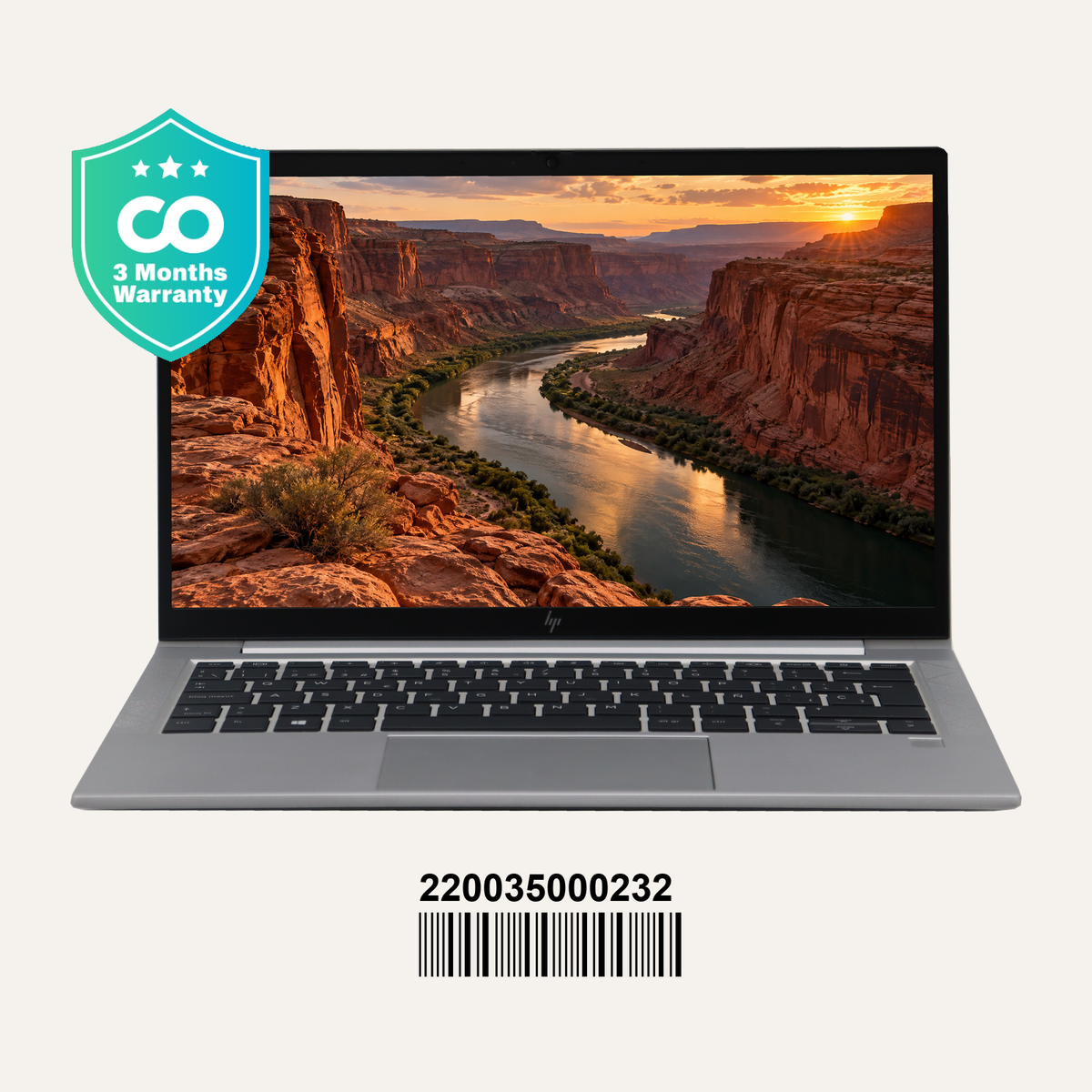 HP EliteBook 835 G7 front view