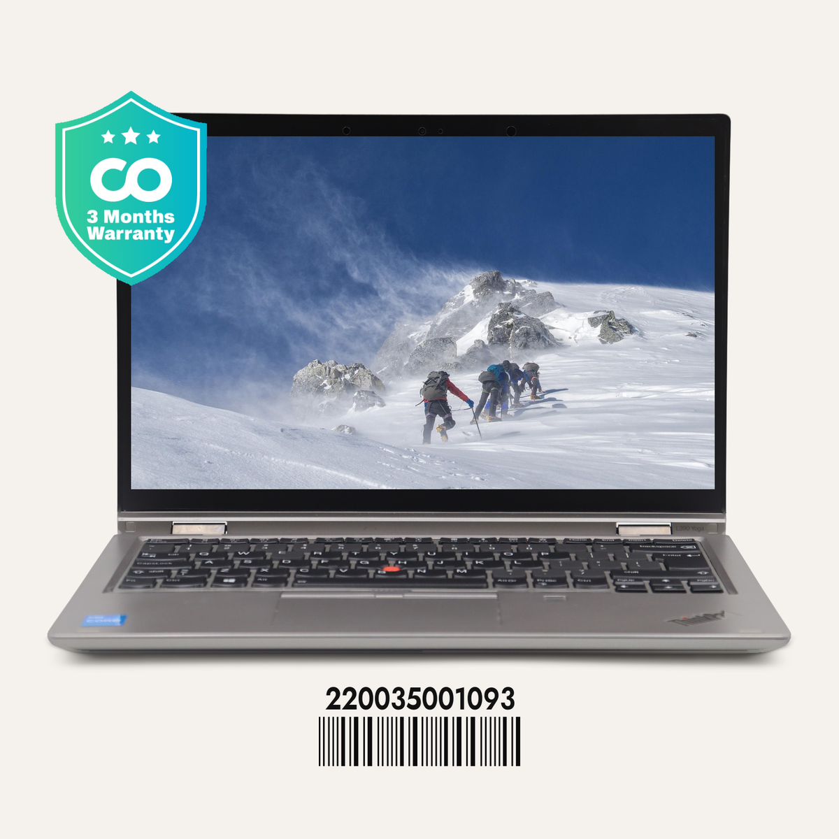 LENOVO THINKPAD L390 YOGA SN: 01093 front view