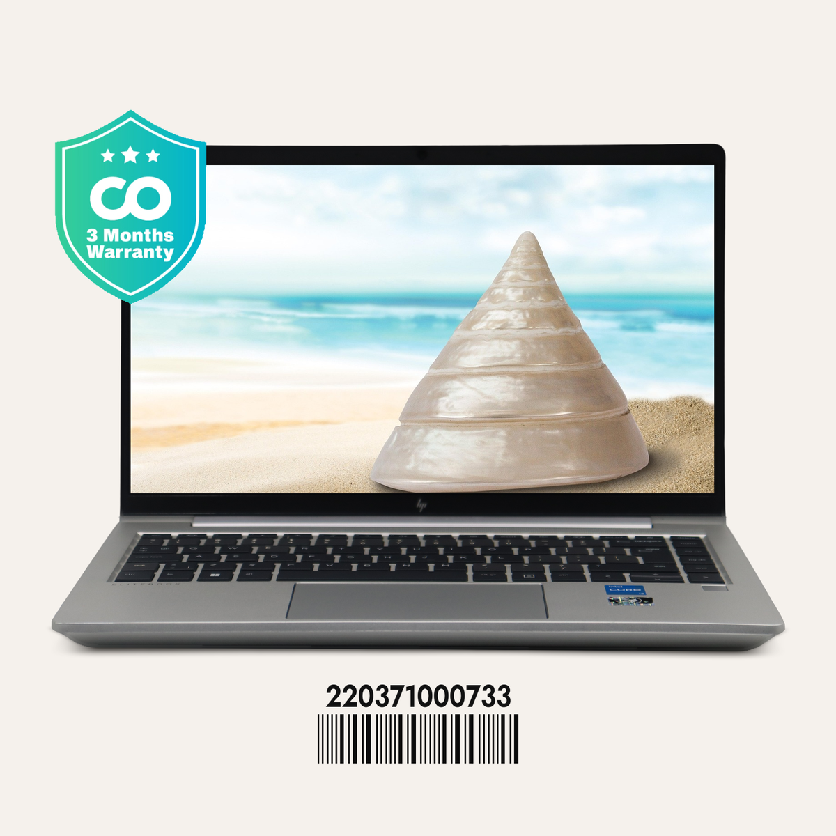 HP ELITEBOOK 640 G9 SN: 00733 front view