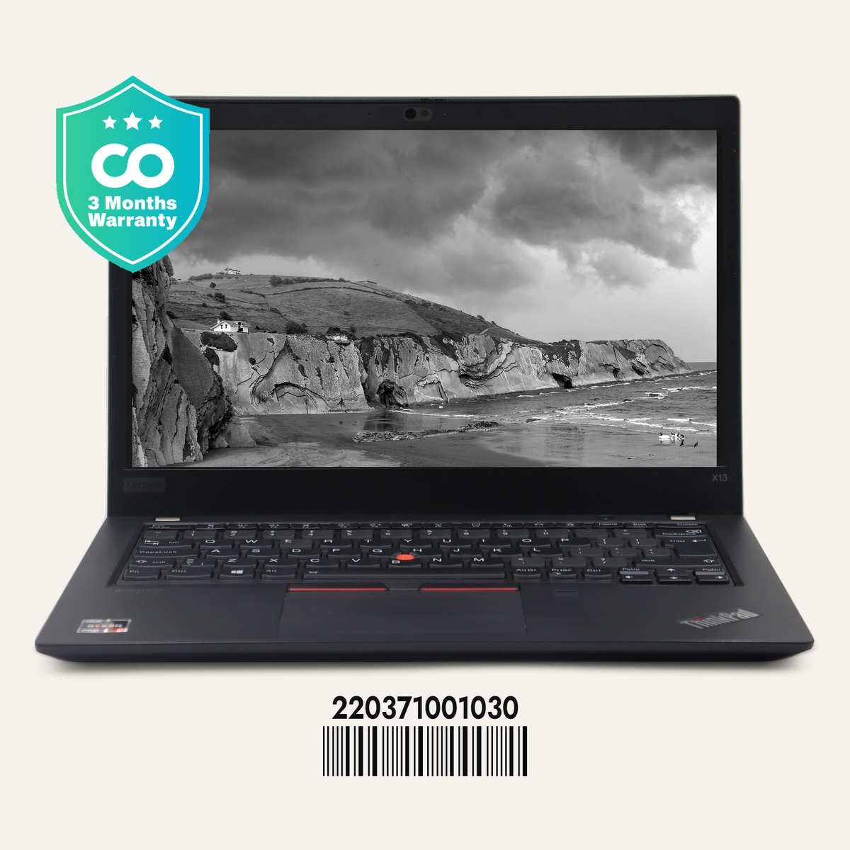 LENOVO THINKPAD X13 GEN 1 SN: 01030 front view