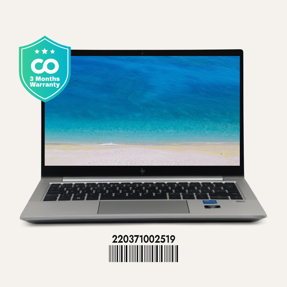 HP ELITEBOOK 630 G9 SN: 02519 front view