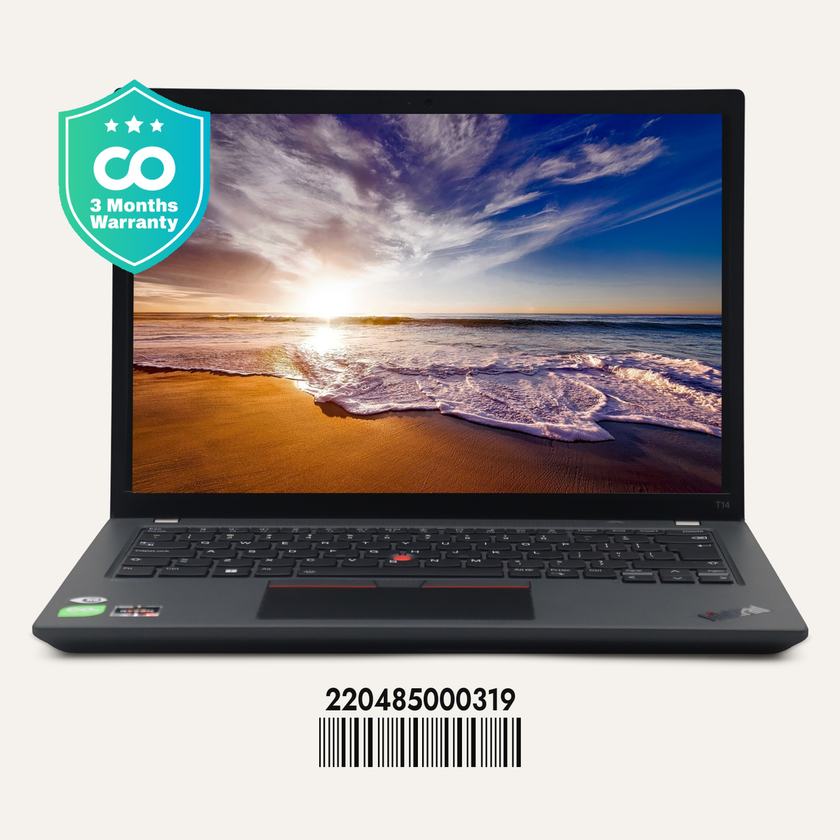 LENOVO THINKPAD T14 GEN 3 SN: 00319 front view