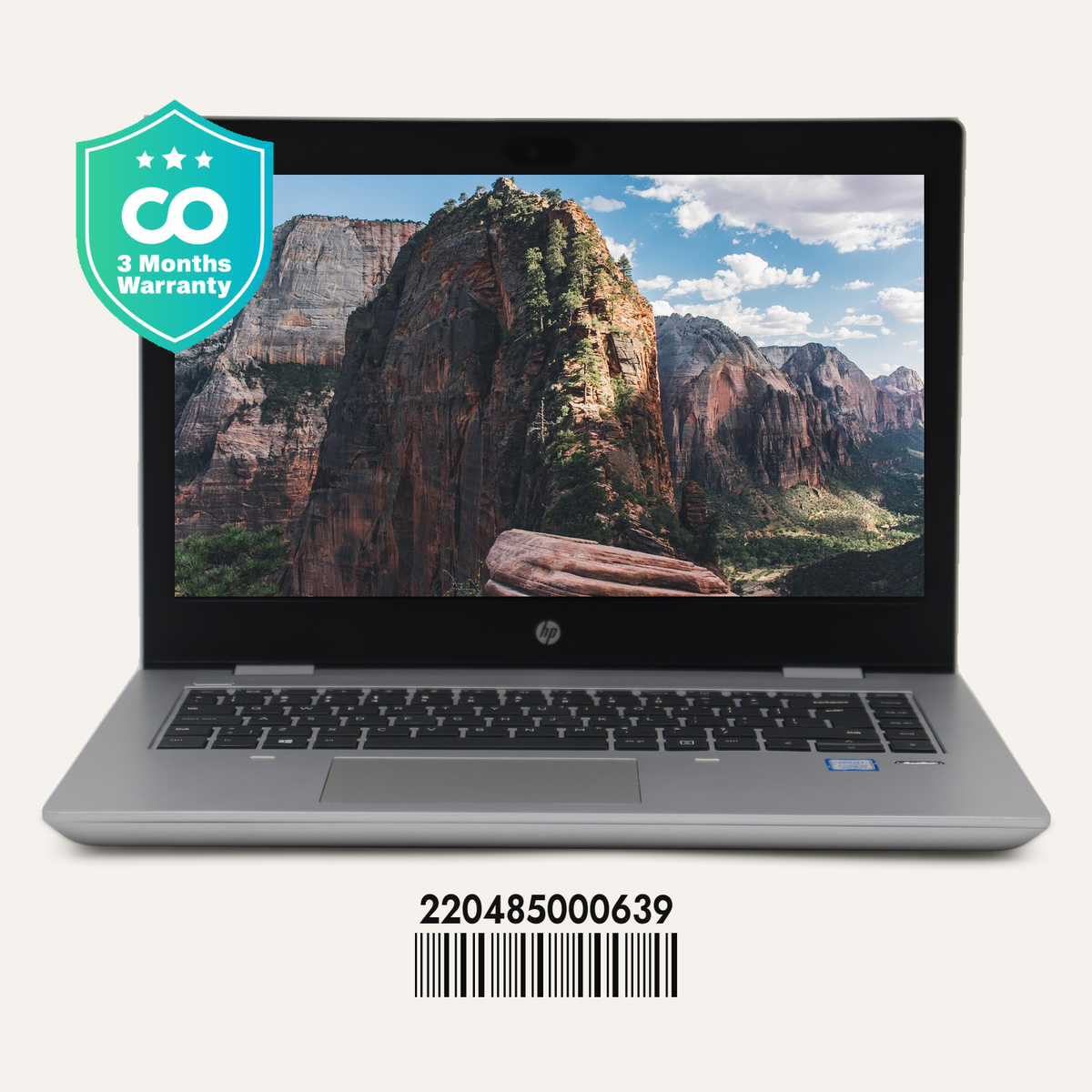 HP PROBOOK 640 G4 SN: 00639 front view