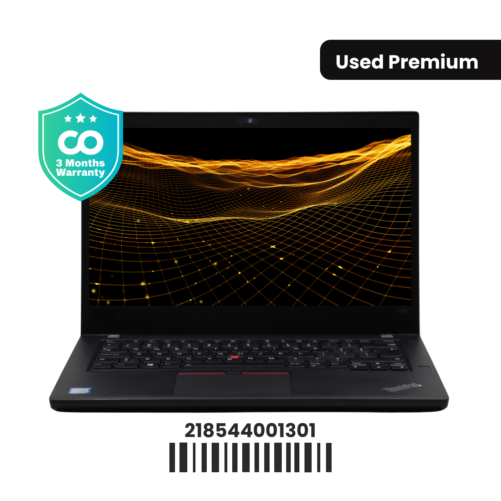 Lenovo ThinkPad T480: Intel Core i5, 8th Gen, 8GB RAM, 256GB SSD SN:01301
