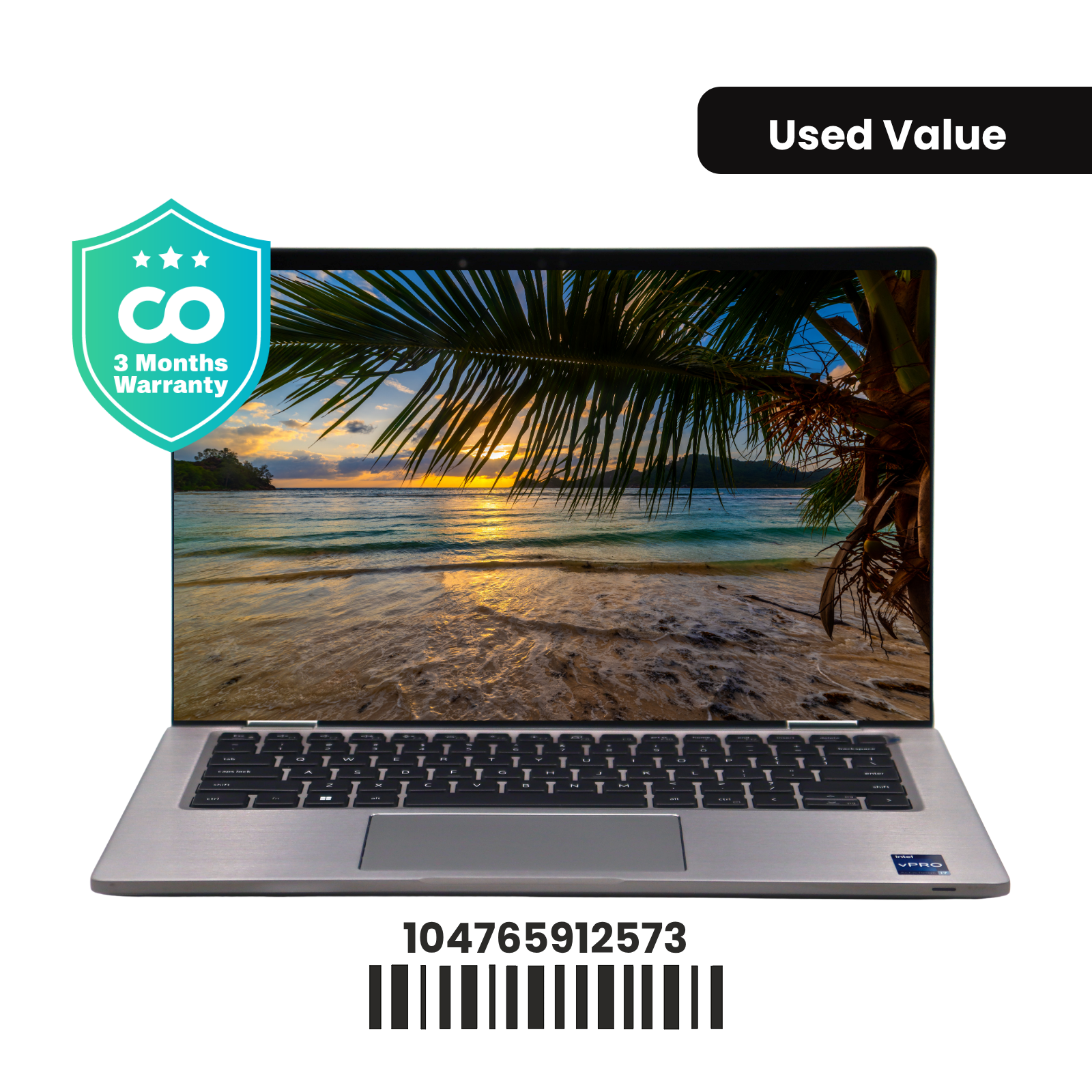 Dell LATITUDE 7430: 12th Gen i7, 32GB RAM, 512GB SSD, SN:12573