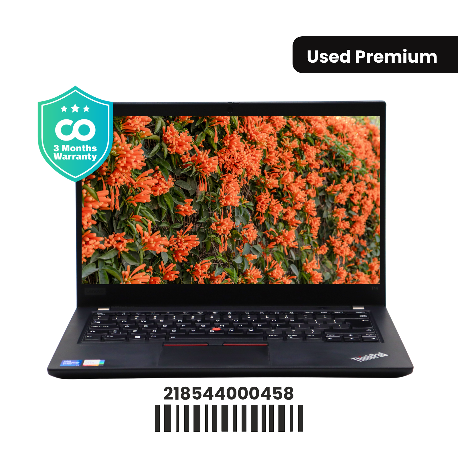 LENOVO THINKPAD T14 GEN 2: 11th Gen i7, 32GB RAM, 1024GB SSD, SN:00458