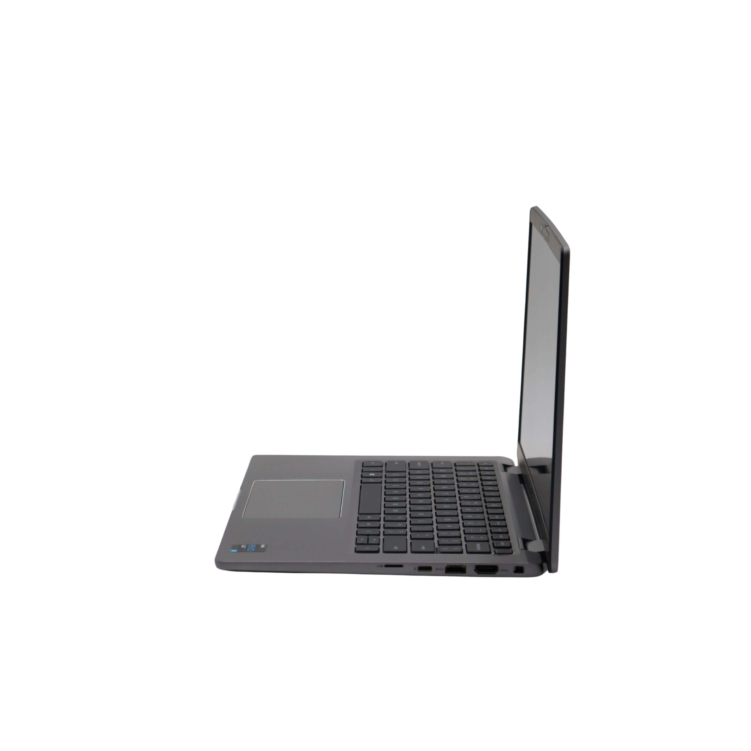 T-Comp Dell Latitude 7420 11th Gen i5 angled view highlighting slim and lightweight business laptop design