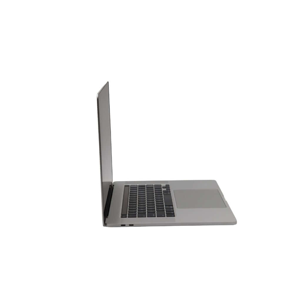 T-Comp Apple MacBook Pro A2141 (2019) i9 angled view highlighting keyboard and thin profile