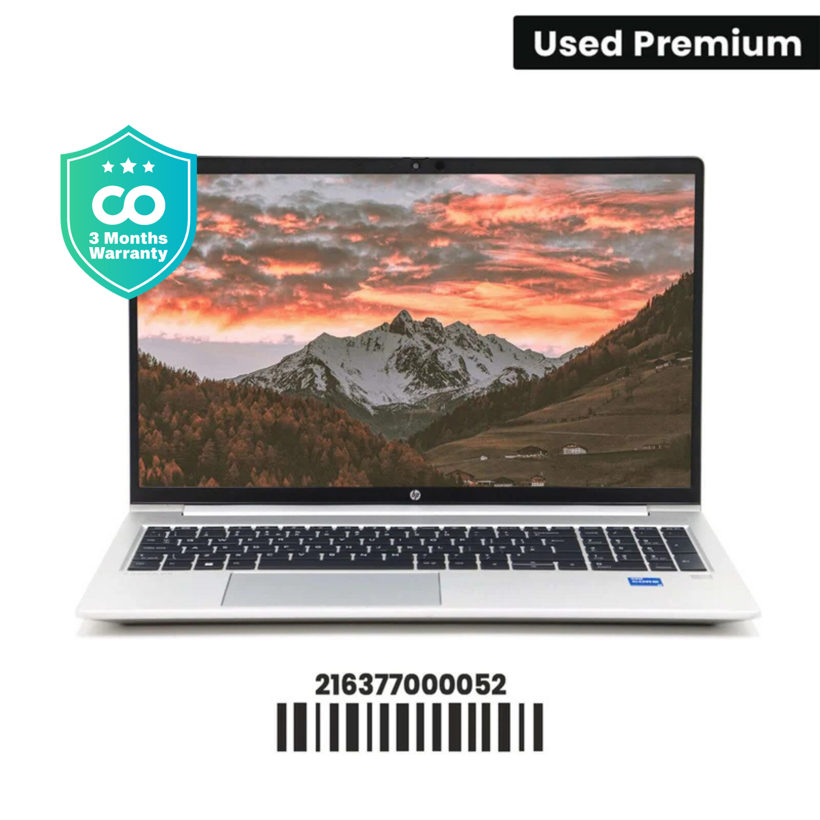 HP PROBOOK 450 G9: 12th Gen i5, 16GB RAM, 256GB SSD, SN:00052